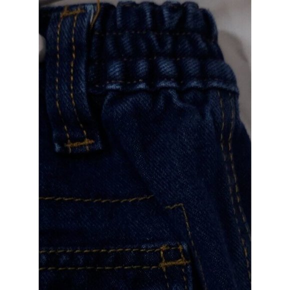 Boulder Creek Trading Company 34-38 Dark Wash High Rise Cargo Jeans 30" Inseam - Picture 11 of 15